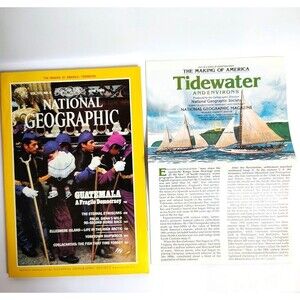 National Geographic Magazine Guatemala A Fragile Documentary June 1988 v 173 N 6